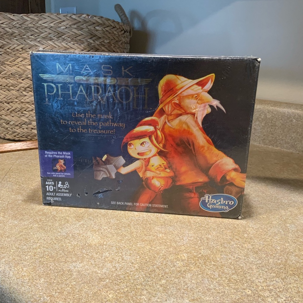 Hasbro Gaming Mask of the Pharaoh Board Game - Blue and Orange Artwork